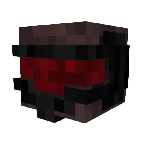 CoffeeTank Minecraft avatar head, 3D render