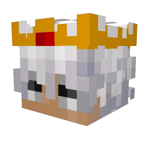 CoffeeW3 Minecraft avatar head, 3D render
