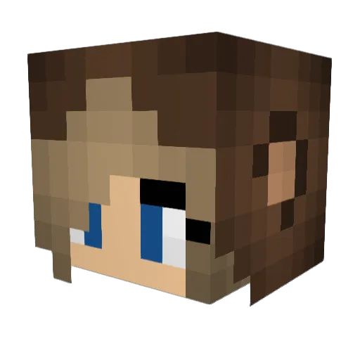 Coffee_Bean13 Minecraft avatar head, 3D render