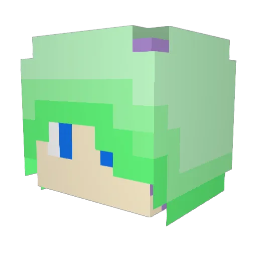 Coffee_Cool Minecraft avatar head, 3D render