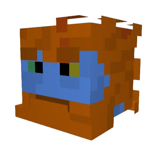 Coffee_Kremer Minecraft avatar head, 3D render