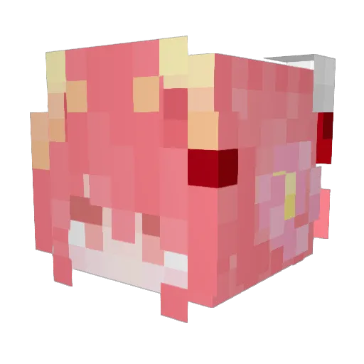Coffee_chicken Minecraft avatar head, 3D render