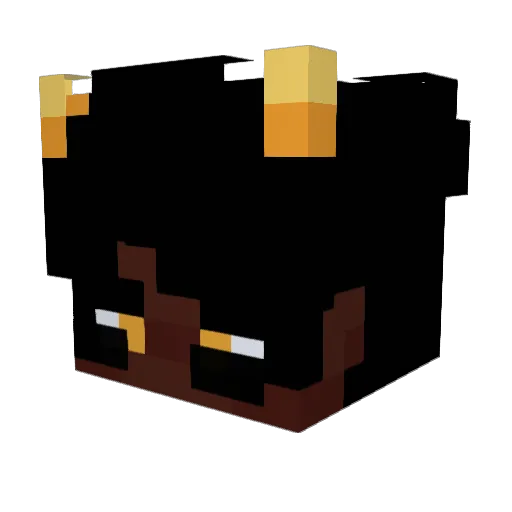 Coffeina_ Minecraft avatar head, 3D render
