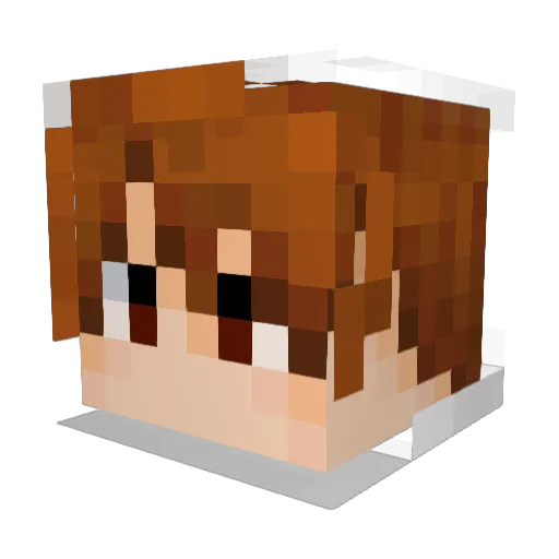 CofferTea Minecraft avatar head, 3D render