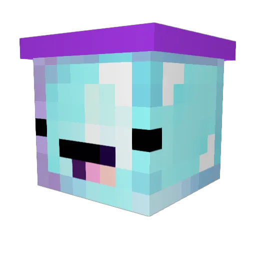 CoffezBr Minecraft avatar head, 3D render