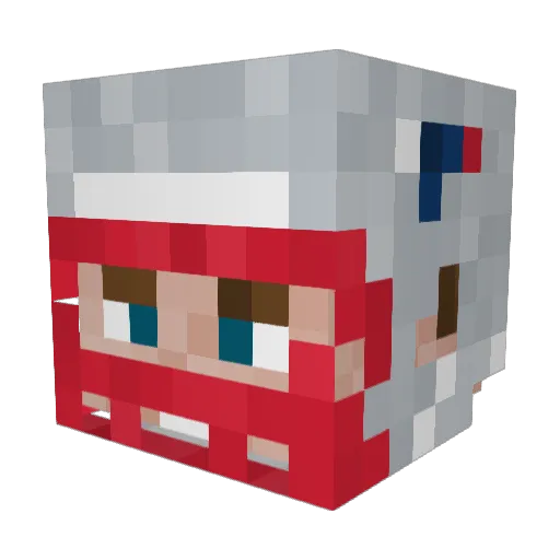 Cofthieves Minecraft avatar head, 3D render