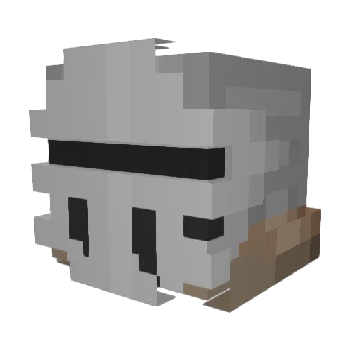 CogBait Minecraft avatar head, 3D render