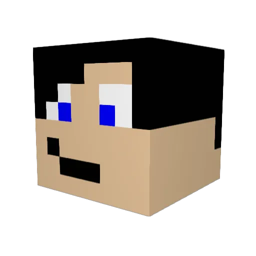 Coggy01 Minecraft avatar head, 3D render