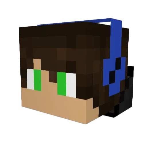 Cogoni7012 Minecraft avatar head, 3D render