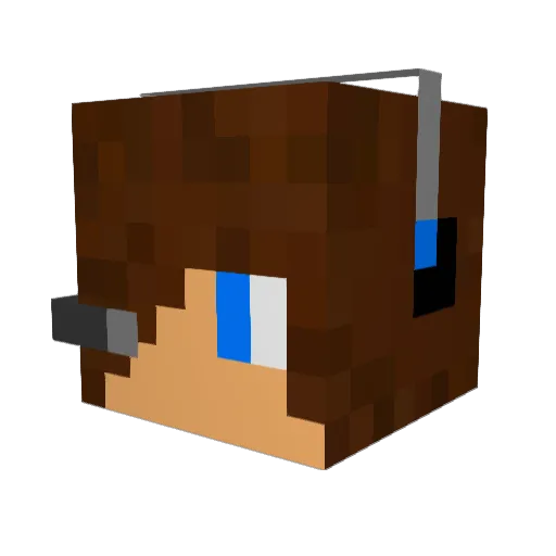 CohenJoyner Minecraft avatar head, 3D render