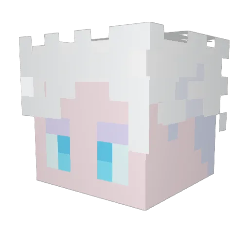 CoiThei99 Minecraft avatar head, 3D render