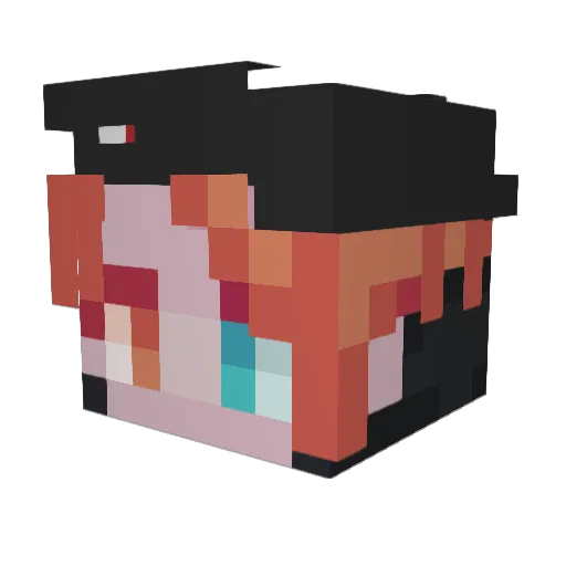 Coil_Choke Minecraft avatar head, 3D render