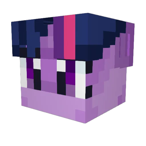 CoiledBubble413 Minecraft avatar head, 3D render
