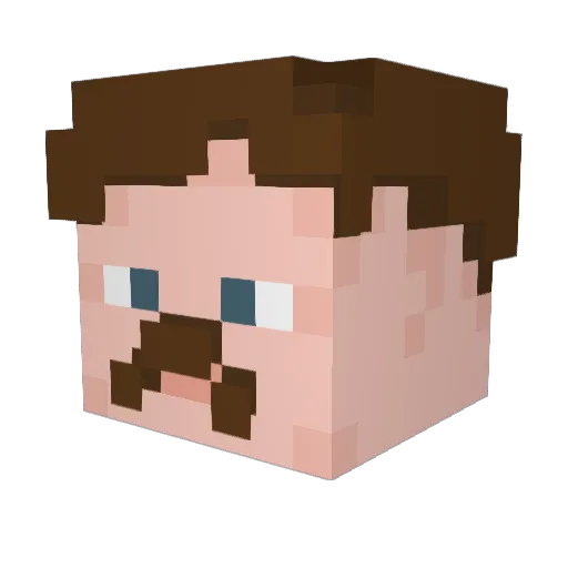 CoinLamb52 Minecraft avatar head, 3D render