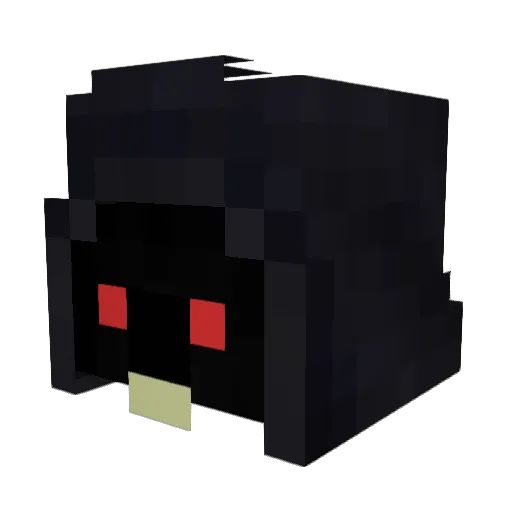 CoinageCZ Minecraft avatar head, 3D render