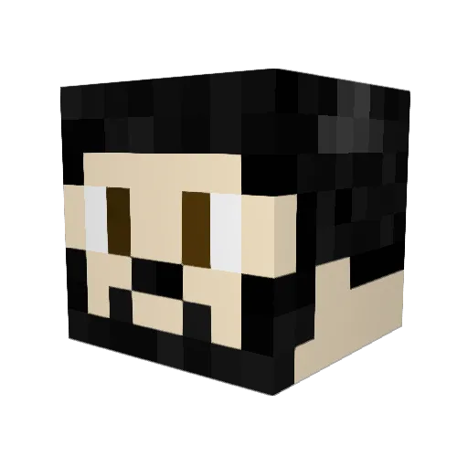 CoioteLoKo58 Minecraft avatar head, 3D render