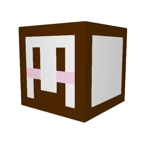 Coisini_cs Minecraft avatar head, 3D render