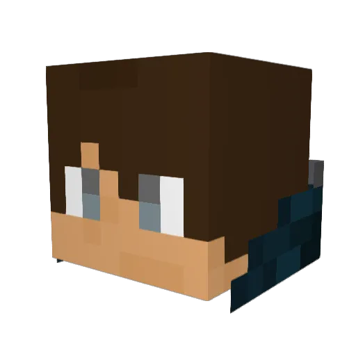 Coit_ Minecraft avatar head, 3D render