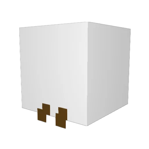 Cojeee Minecraft avatar head, 3D render