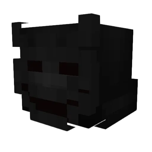 Coka228 Minecraft avatar head, 3D render
