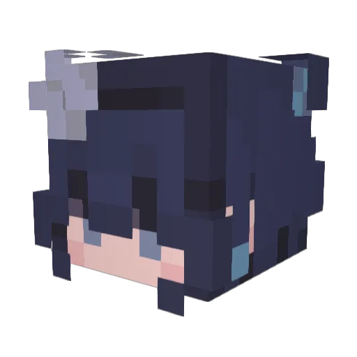 Coke403 Minecraft avatar head, 3D render