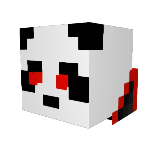 CokeCup64 Minecraft avatar head, 3D render