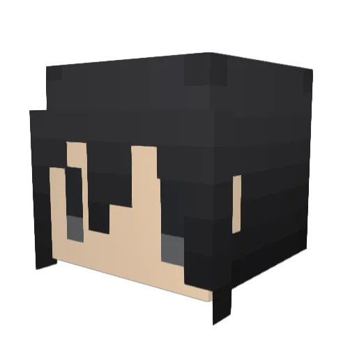 CokeShaker Minecraft avatar head, 3D render