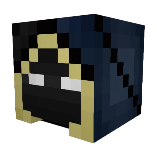 Cokey1 Minecraft avatar head, 3D render
