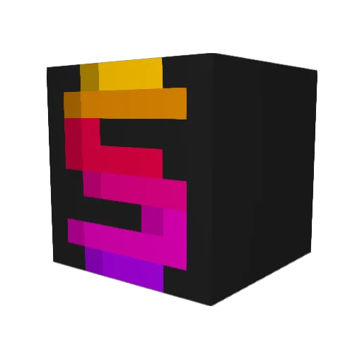 CokiCola Minecraft avatar head, 3D render