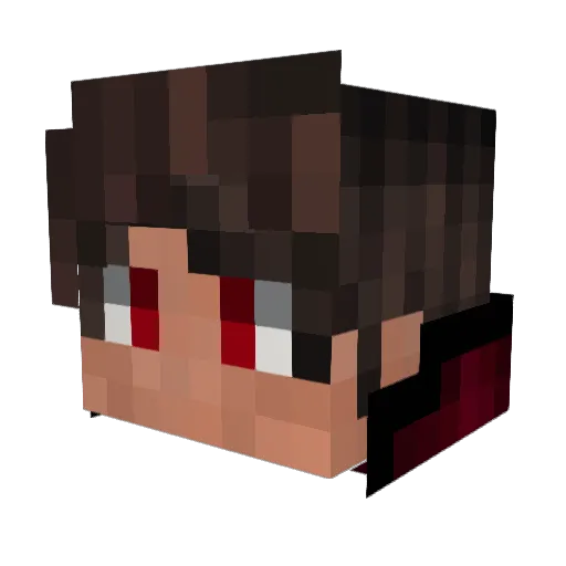 Cokinho Minecraft avatar head, 3D render