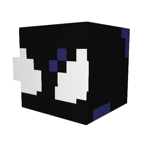 Coko5n Minecraft avatar head, 3D render