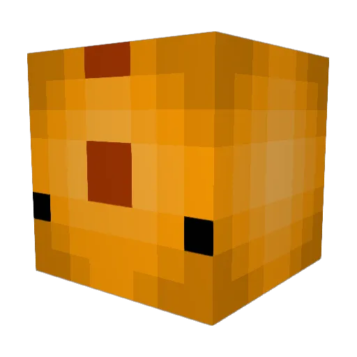 Cokodile Minecraft avatar head, 3D render