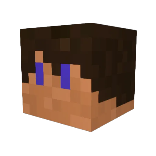 Col0nel_Steve Minecraft avatar head, 3D render