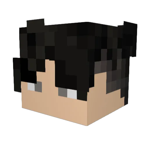 ColKozak Minecraft avatar head, 3D render