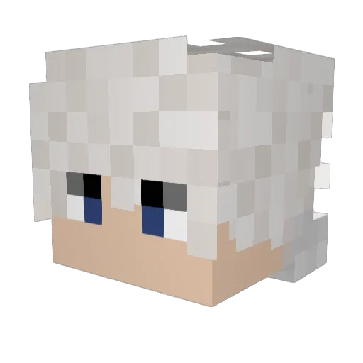 ColPa Minecraft avatar head, 3D render
