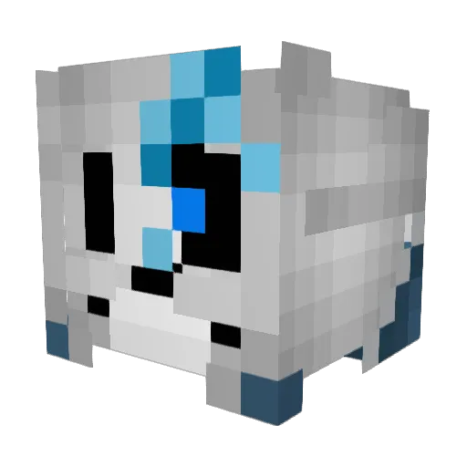 Col_RoyMustang Minecraft avatar head, 3D render