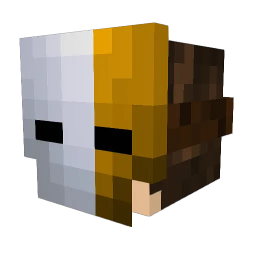 ColajManele2002 Minecraft avatar head, 3D render
