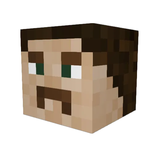 Colaknuser1912 Minecraft avatar head, 3D render
