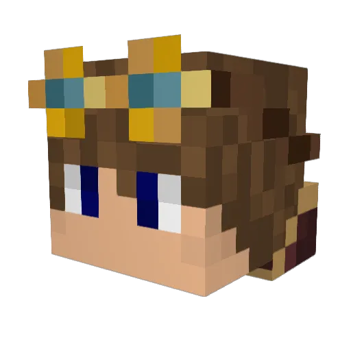 Colany3000 Minecraft avatar head, 3D render