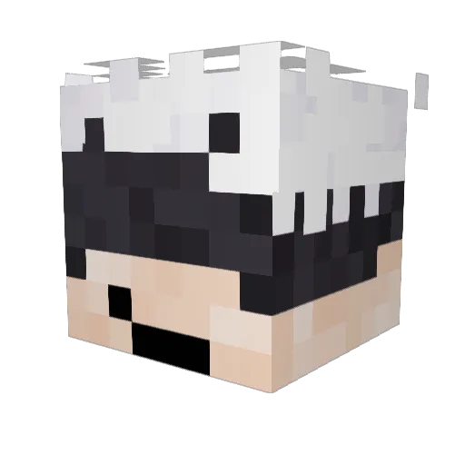 Colbusm Minecraft avatar head, 3D render