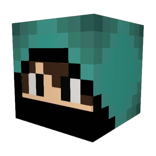 Colby312 Minecraft avatar head, 3D render