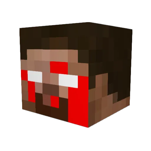 Colby917 Minecraft avatar head, 3D render