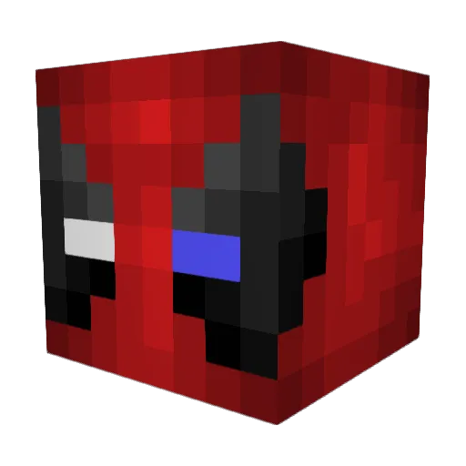 ColbyCobalt Minecraft avatar head, 3D render