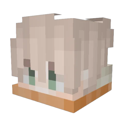 ColbyJWF Minecraft avatar head, 3D render
