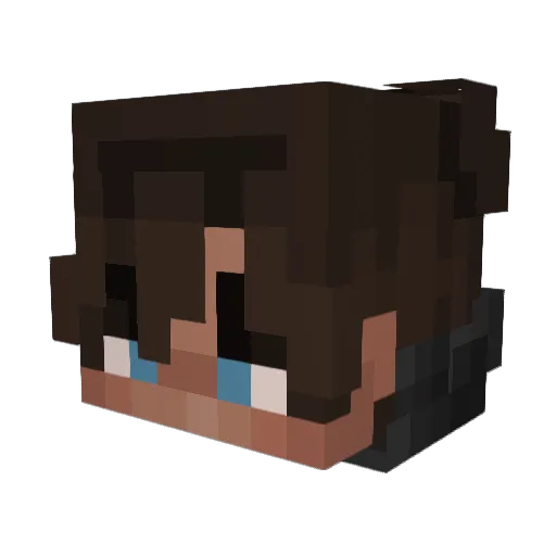 Colby_00 Minecraft avatar head, 3D render