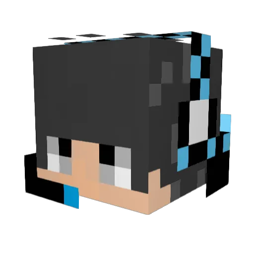 Colby_Whistler79 Minecraft avatar head, 3D render