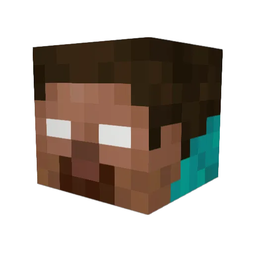 ColdAngel512 Minecraft avatar head, 3D render