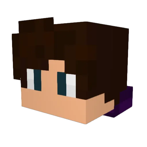 ColdFiresandy Minecraft avatar head, 3D render