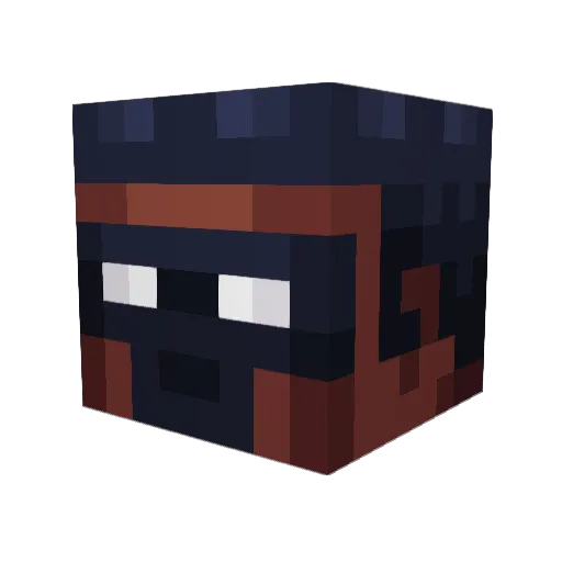 ColdGnocchi Minecraft avatar head, 3D render