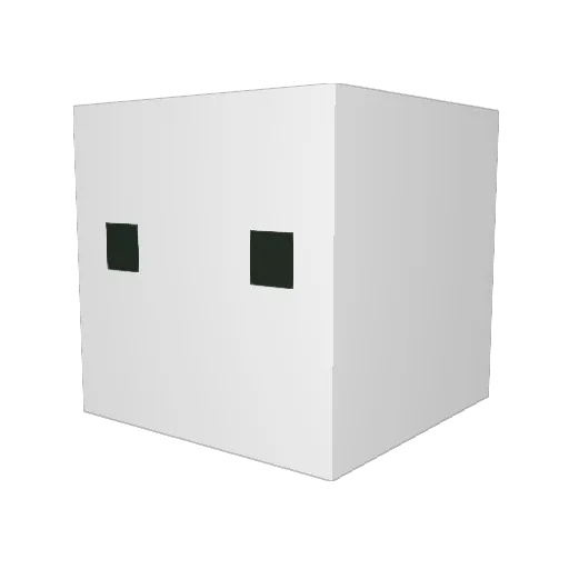 ColdMadness Minecraft avatar head, 3D render